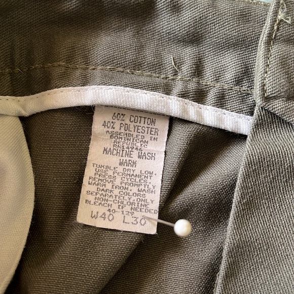 Khaki brown, long pants size 40 and 28 polycotton - Picture 3 of 3